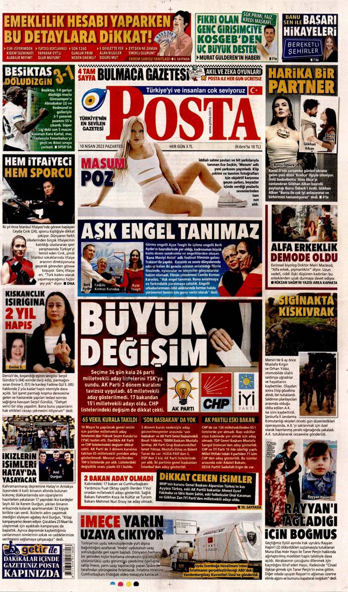 14 Mayıs seçiminde son viraj! Gazeteler aday listelerini nasıl gördü? 10