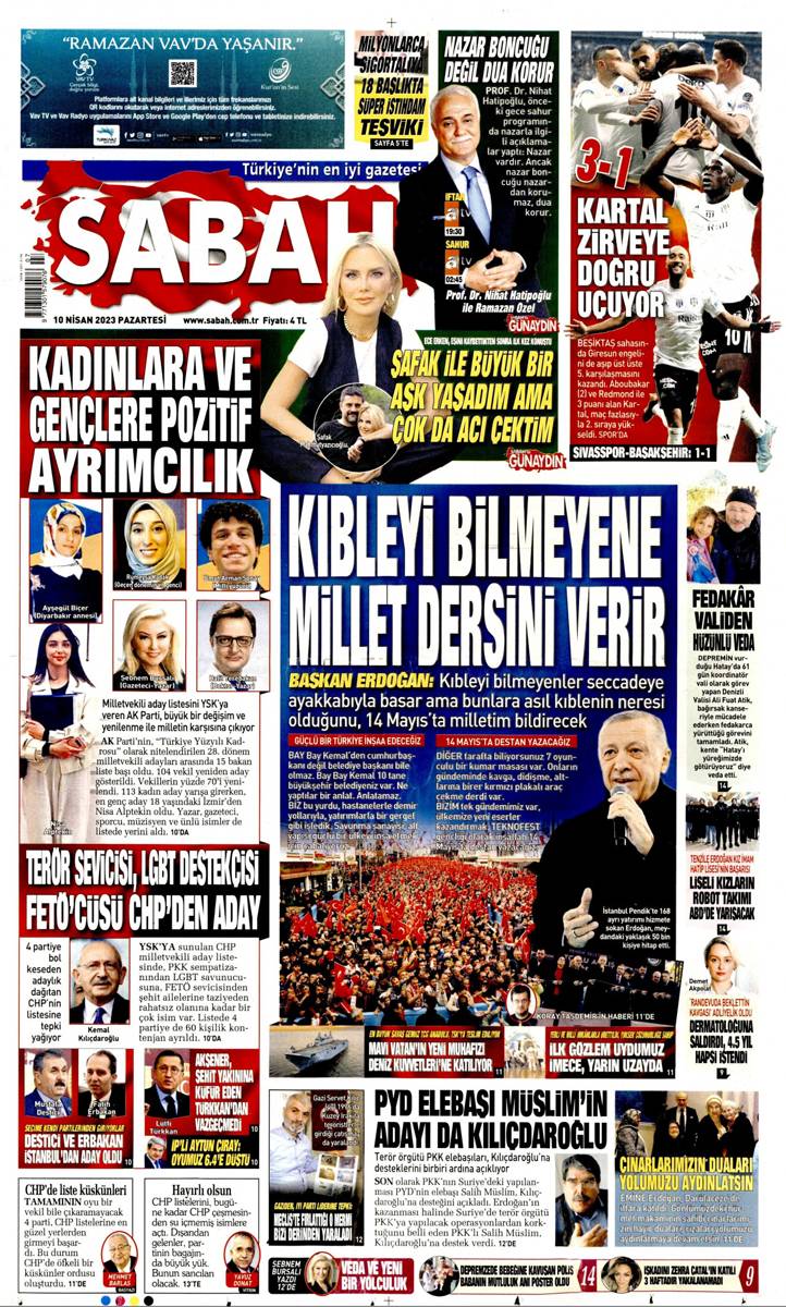 14 Mayıs seçiminde son viraj! Gazeteler aday listelerini nasıl gördü? 8