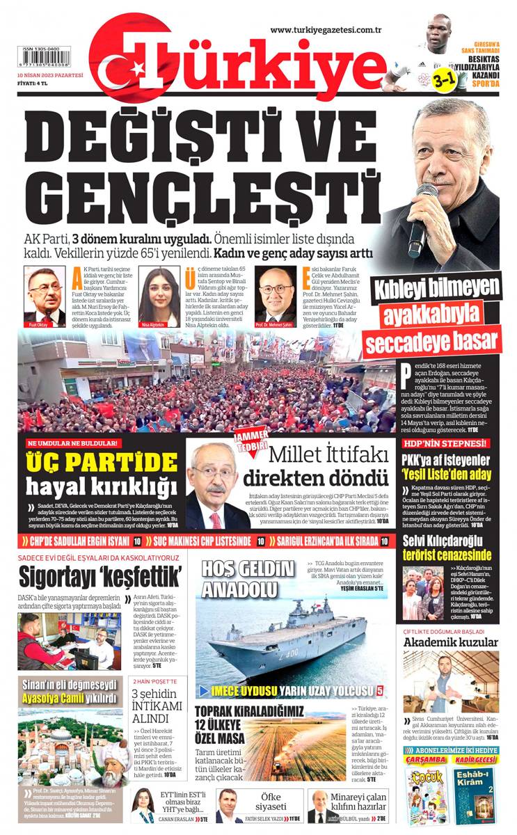 14 Mayıs seçiminde son viraj! Gazeteler aday listelerini nasıl gördü? 5