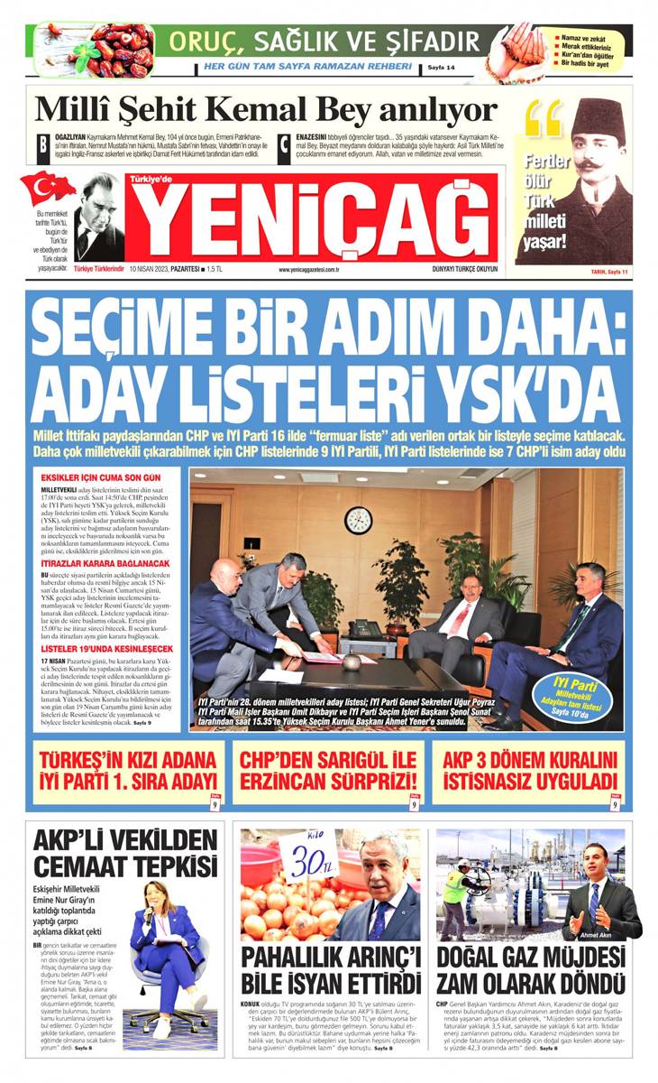 14 Mayıs seçiminde son viraj! Gazeteler aday listelerini nasıl gördü? 4