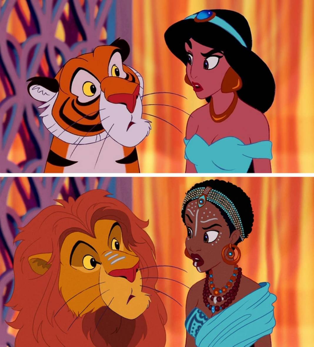 Disney prensesleri farklı etnik kökenlere mensup olsalardı nasıl görünürlerdi? 5