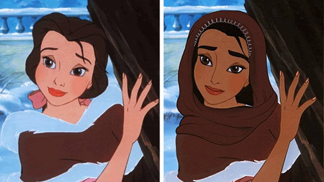 Disney prensesleri farklı etnik kökenlere mensup olsalardı nasıl görünürlerdi? 14