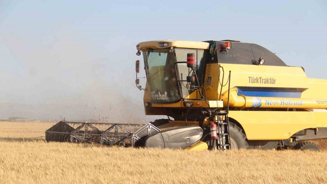 Depremin vurduğu Hatay'da ilk buğday taneleri döküldü 1