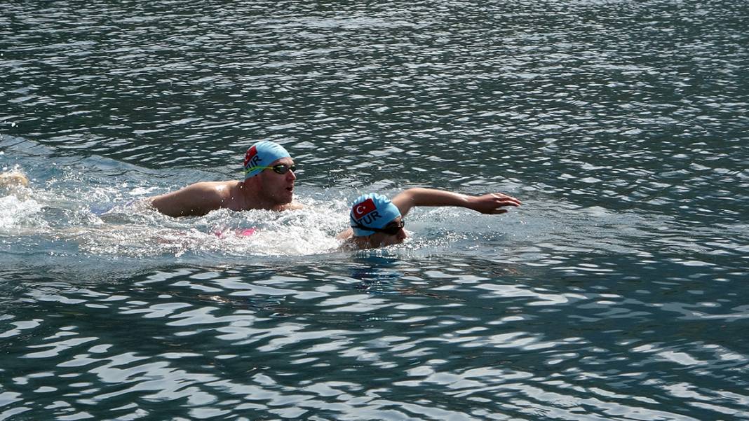 Fethiye'de Engelli sporcular, 'Engelsiz Kulaçlar' etkinliğinde yarıştı 4