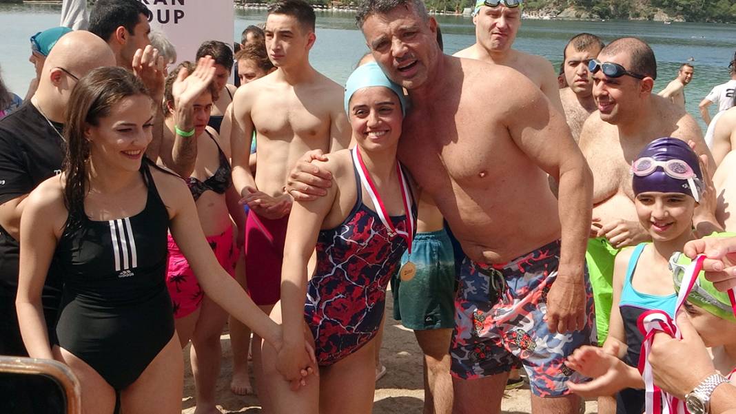 Fethiye'de Engelli sporcular, 'Engelsiz Kulaçlar' etkinliğinde yarıştı 2