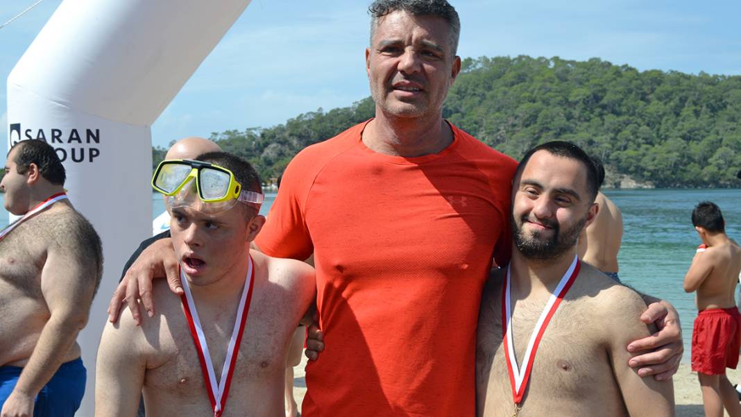 Fethiye'de Engelli sporcular, 'Engelsiz Kulaçlar' etkinliğinde yarıştı 1