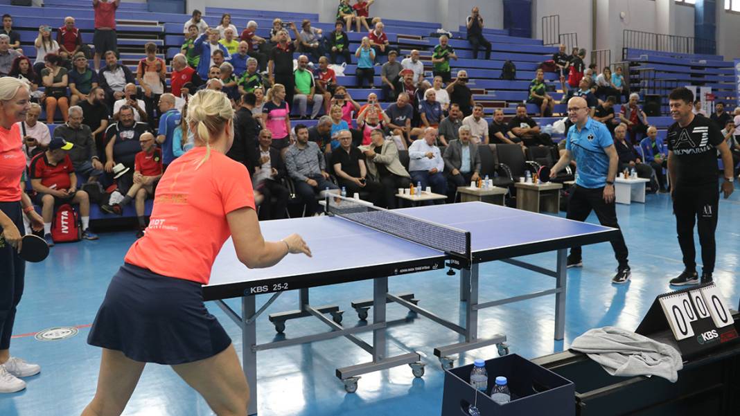 10. Uluslararası Veteran Masa Tenisi Turnuvası başladı 1