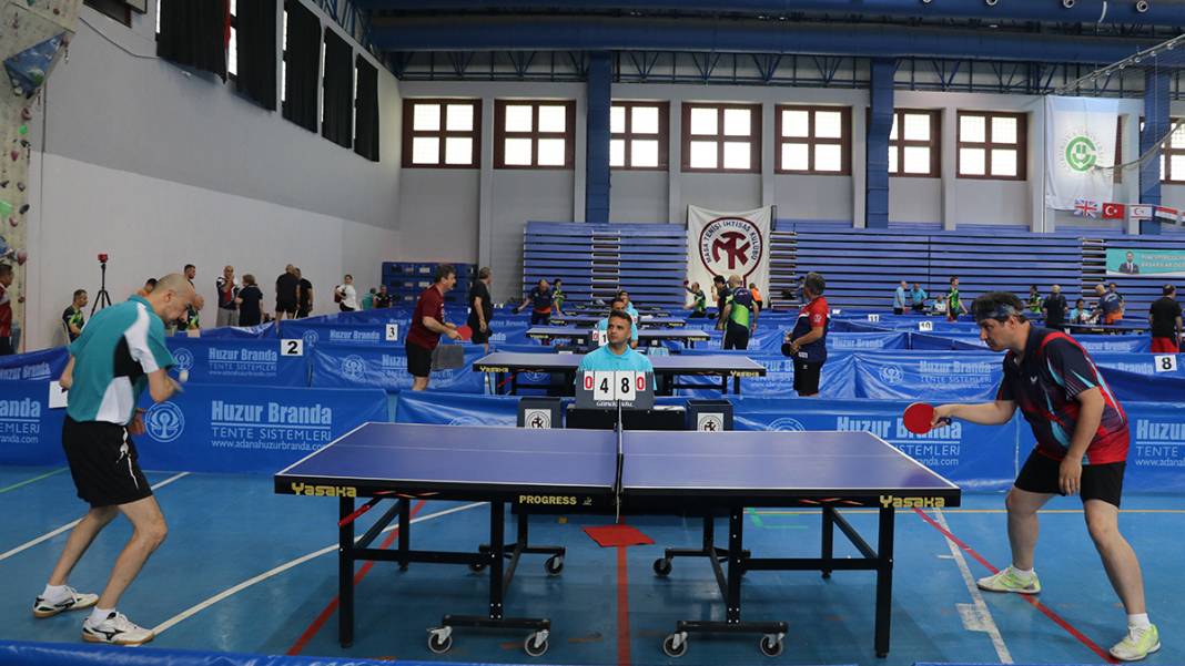 10. Uluslararası Veteran Masa Tenisi Turnuvası başladı 2