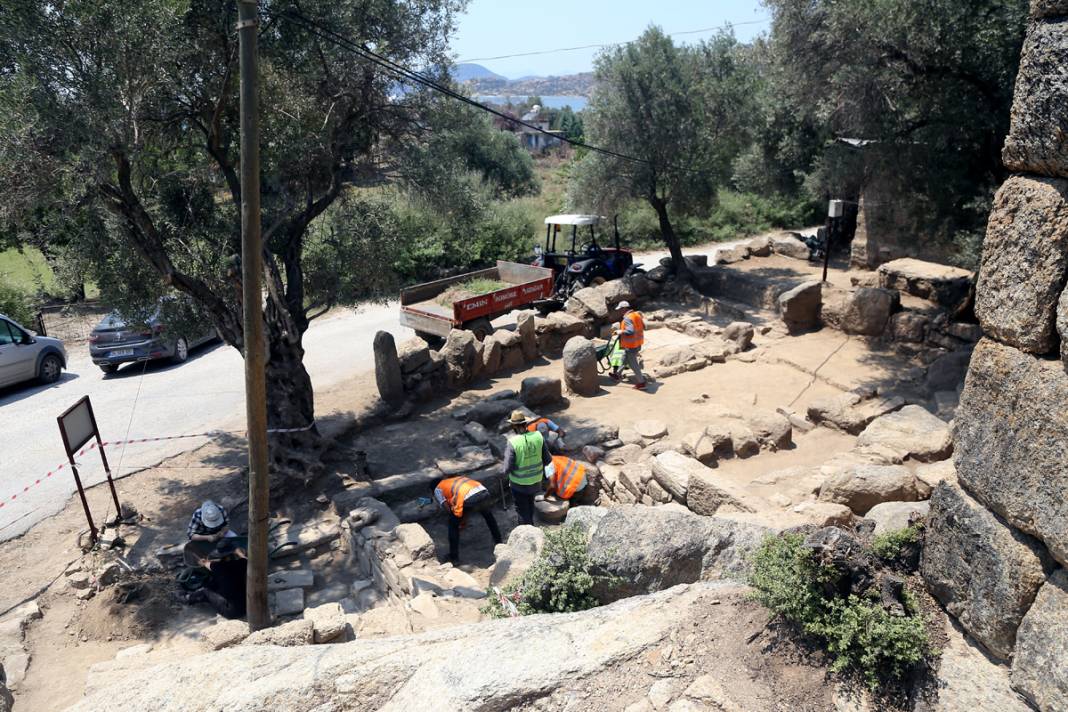 Herakleia Antik Kenti'nde 7 mekandan oluşan bir ev ortaya çıktı 15
