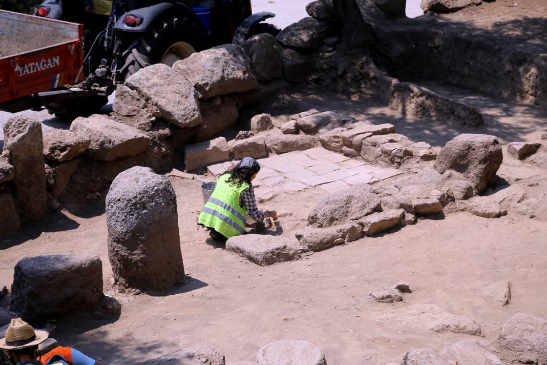 Herakleia Antik Kenti'nde 7 mekandan oluşan bir ev ortaya çıktı 14