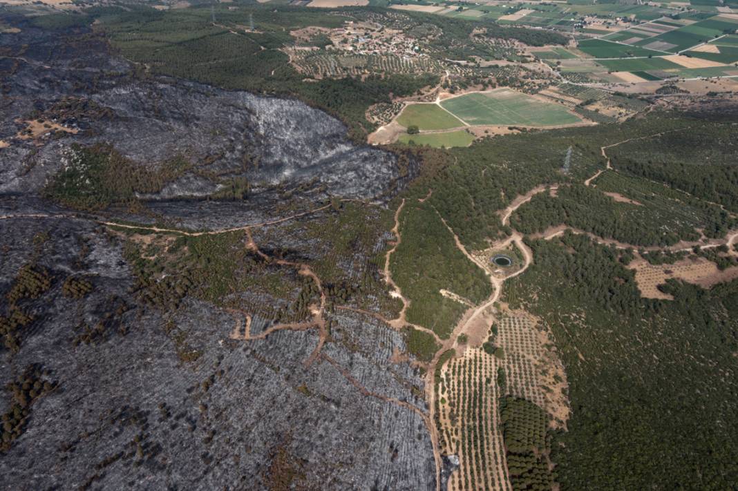 Kınık'taki görüntüler yürekleri burktu: Yangının bilançosu ortaya çıktı 17
