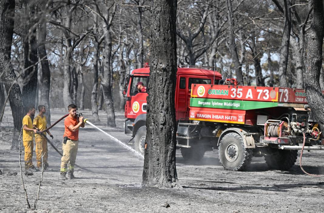 Kınık'taki görüntüler yürekleri burktu: Yangının bilançosu ortaya çıktı 13