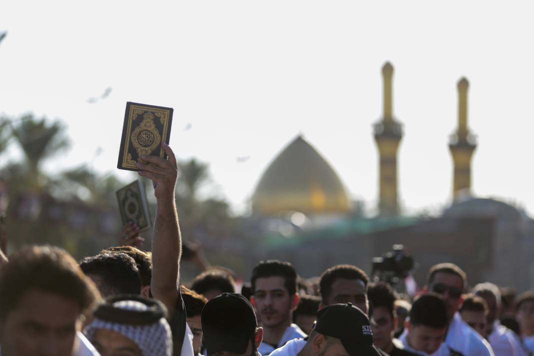 Kur'an yakma eylemleri Kerbela'da protesto edildi: Binlerce Sadr destekçisi katıldı 5