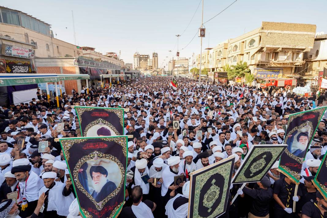 Kur'an yakma eylemleri Kerbela'da protesto edildi: Binlerce Sadr destekçisi katıldı 2