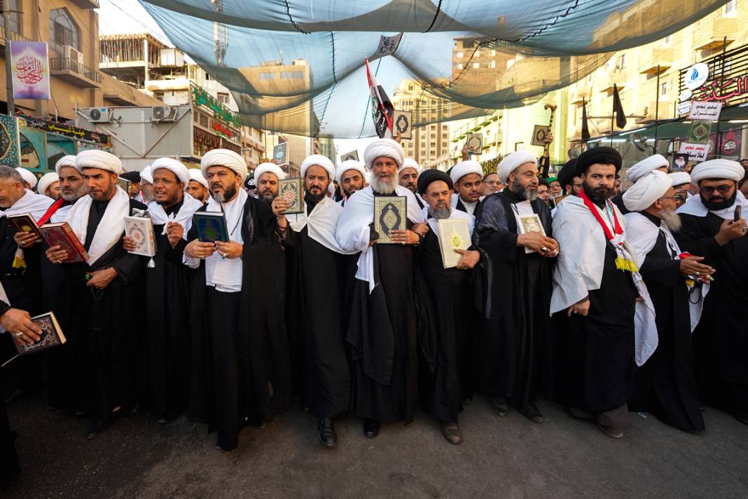 Kur'an yakma eylemleri Kerbela'da protesto edildi: Binlerce Sadr destekçisi katıldı 1