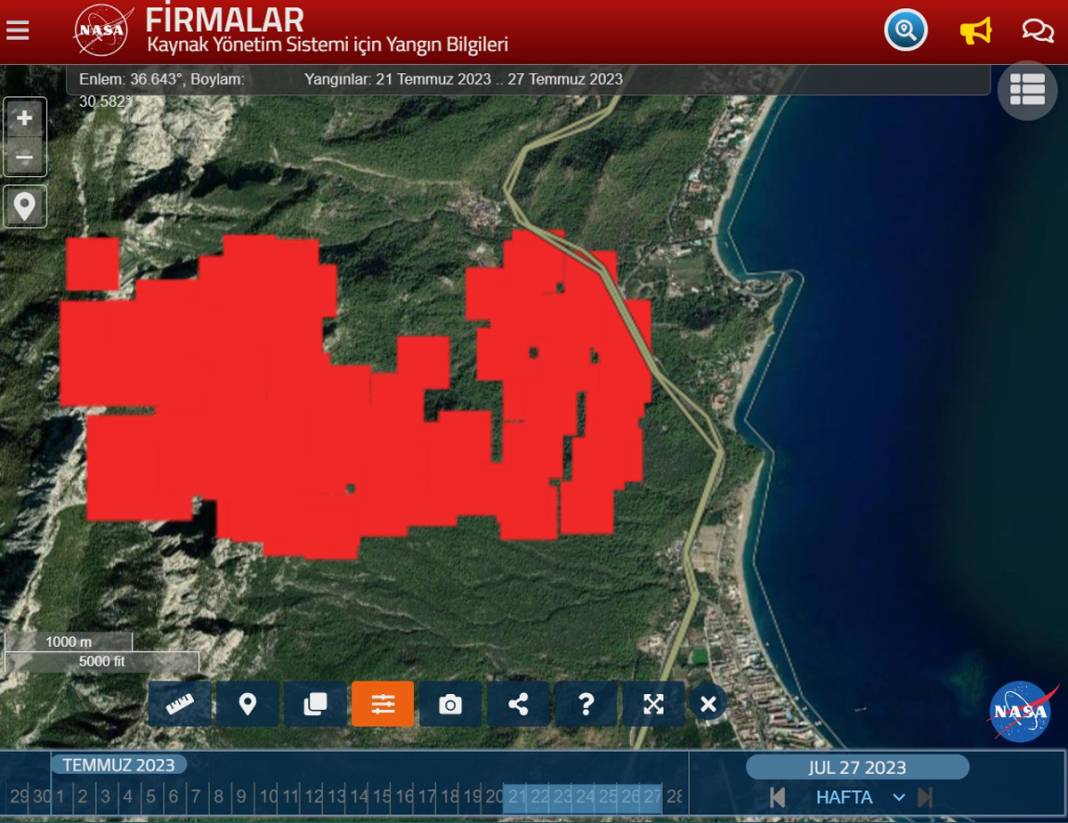 Kemer'deki yangının faturası ortaya çıktı: 420 futbol sahası küle döndü 4