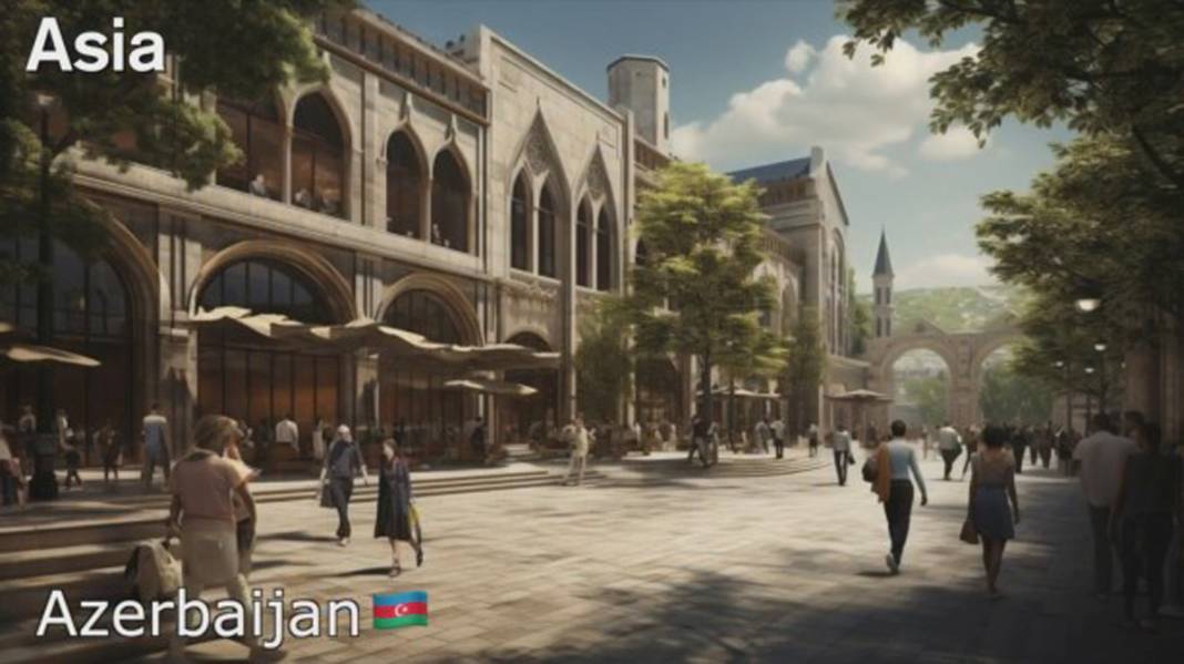 Asya ülkeleri gelecekte nasıl görünecek? İşte yapay zekaya göre Türkiye dahil 20. yüzyılda ülke manzaraları... 45