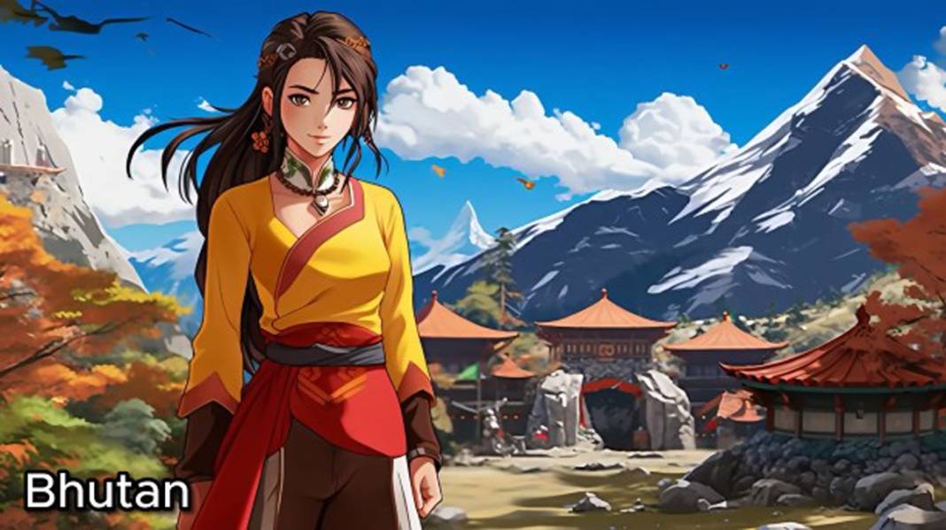 Yapay zeka her ülkeye bir anime karakteri tasarladı: İşte o ülkeler ve anime karakterleri... 86