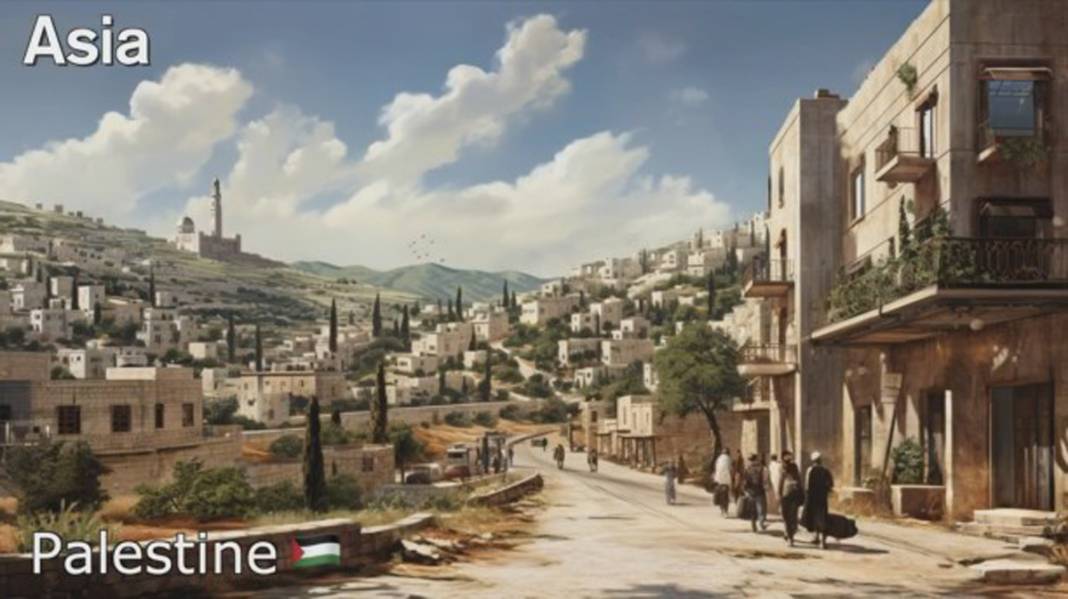 Asya ülkeleri gelecekte nasıl görünecek? İşte yapay zekaya göre Türkiye dahil 20. yüzyılda ülke manzaraları... 34