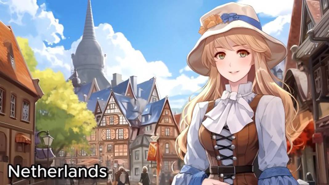 Yapay zeka her ülkeye bir anime karakteri tasarladı: İşte o ülkeler ve anime karakterleri... 66