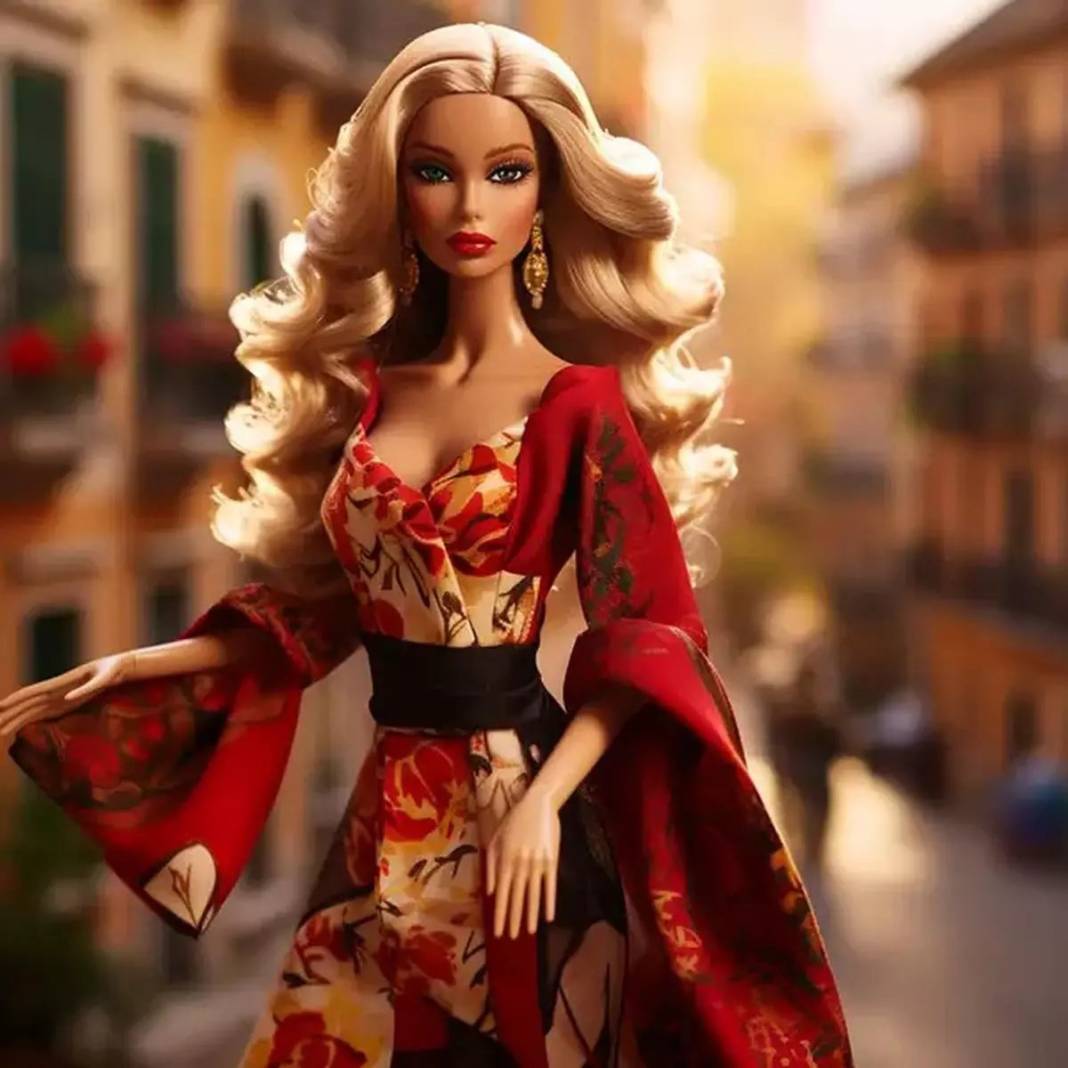 Barbie severler buraya: Yapay zekanın ülkelere göre resmettiği Barbie modellerine bayılacaksınız! 16