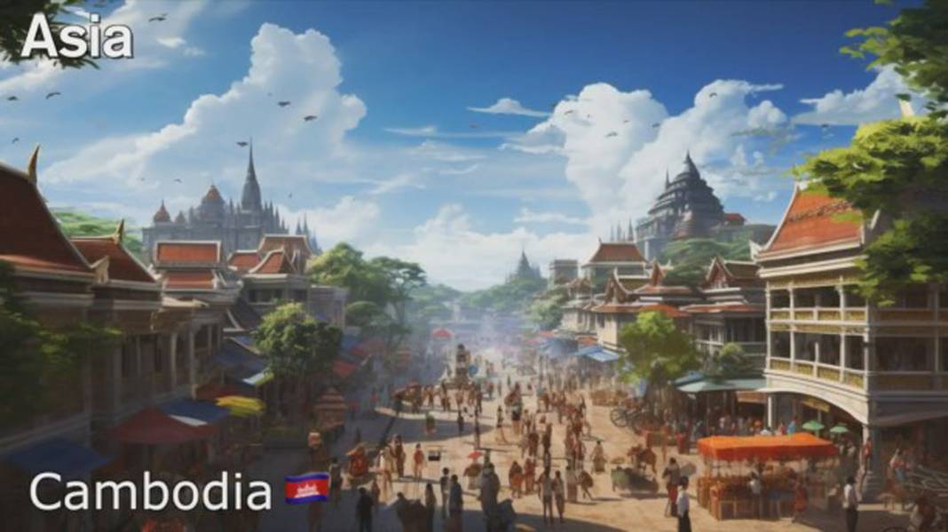 Asya ülkeleri gelecekte nasıl görünecek? İşte yapay zekaya göre Türkiye dahil 20. yüzyılda ülke manzaraları... 27