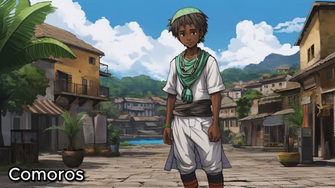 Yapay zeka her ülkeye bir anime karakteri tasarladı: İşte o ülkeler ve anime karakterleri... 49