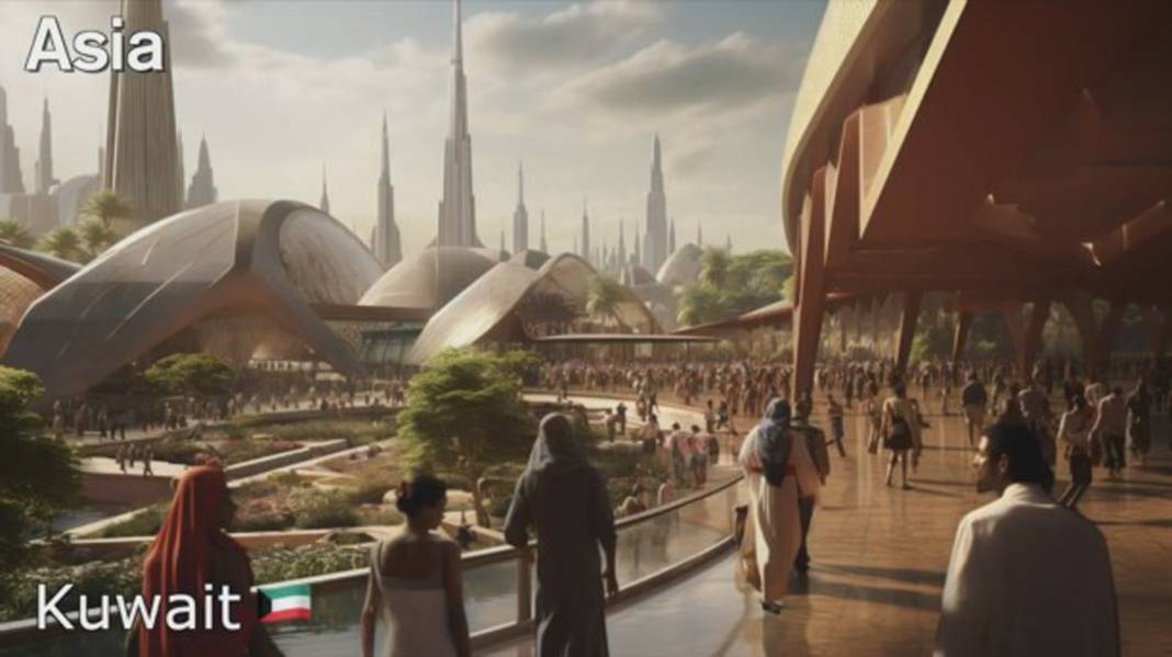 Asya ülkeleri gelecekte nasıl görünecek? İşte yapay zekaya göre Türkiye dahil 20. yüzyılda ülke manzaraları... 23