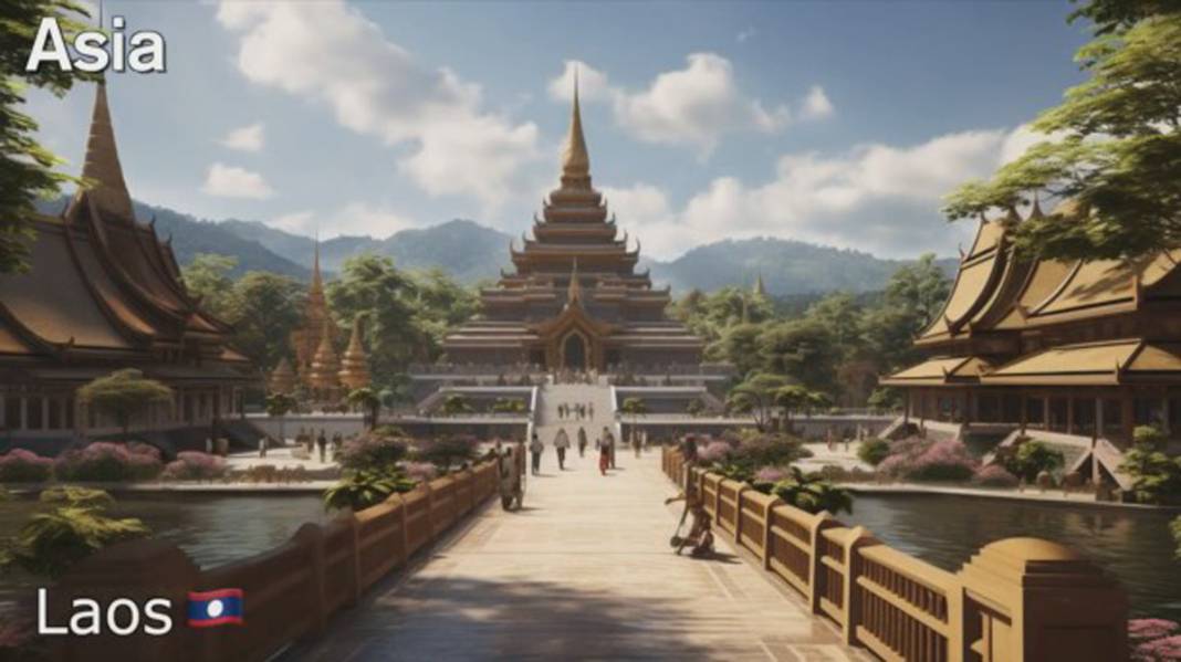 Asya ülkeleri gelecekte nasıl görünecek? İşte yapay zekaya göre Türkiye dahil 20. yüzyılda ülke manzaraları... 21