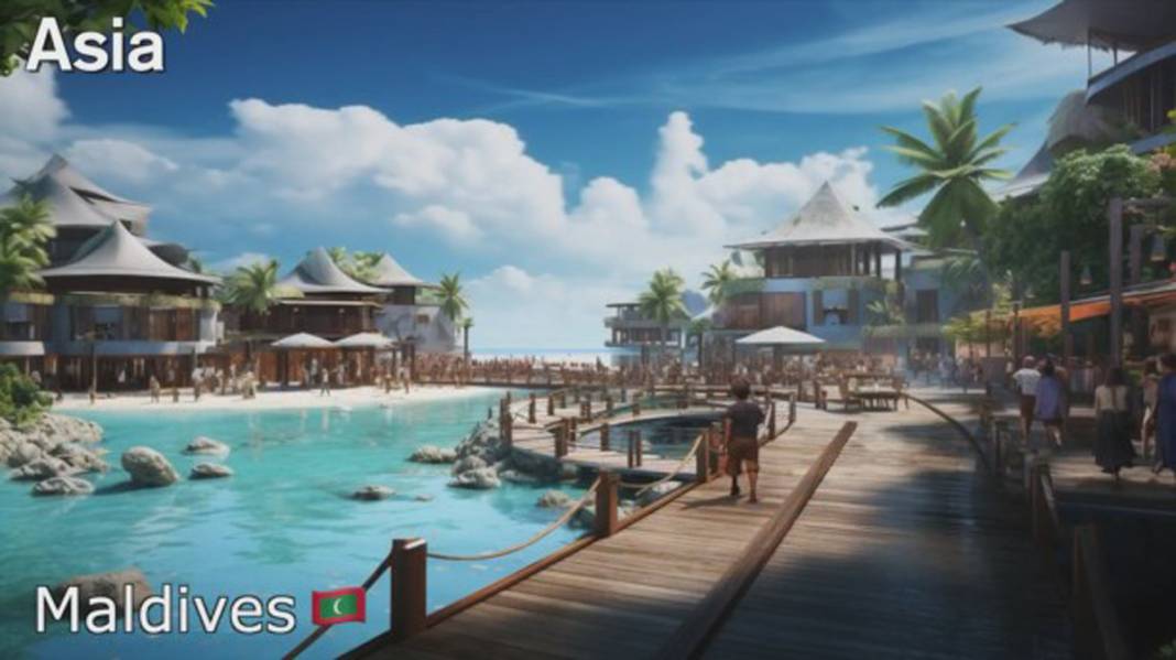 Asya ülkeleri gelecekte nasıl görünecek? İşte yapay zekaya göre Türkiye dahil 20. yüzyılda ülke manzaraları... 19