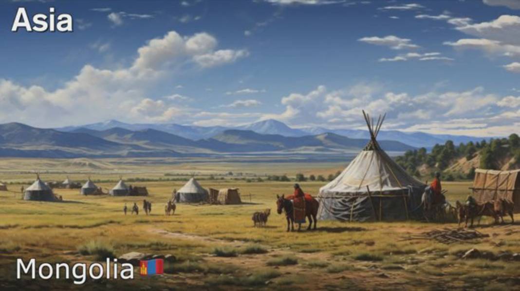 Asya ülkeleri gelecekte nasıl görünecek? İşte yapay zekaya göre Türkiye dahil 20. yüzyılda ülke manzaraları... 17