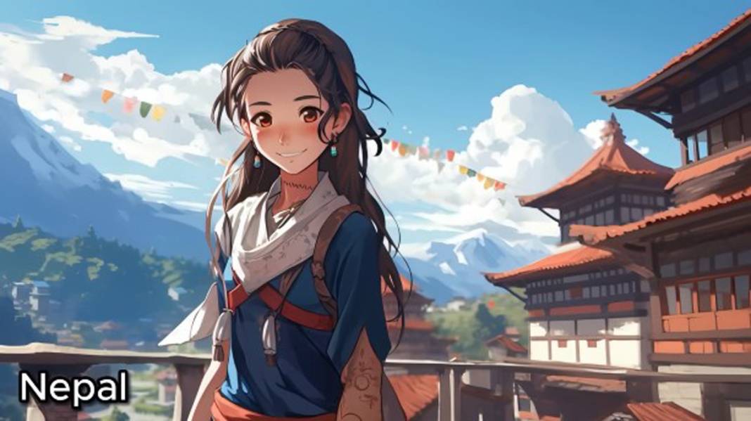 Yapay zeka her ülkeye bir anime karakteri tasarladı: İşte o ülkeler ve anime karakterleri... 30