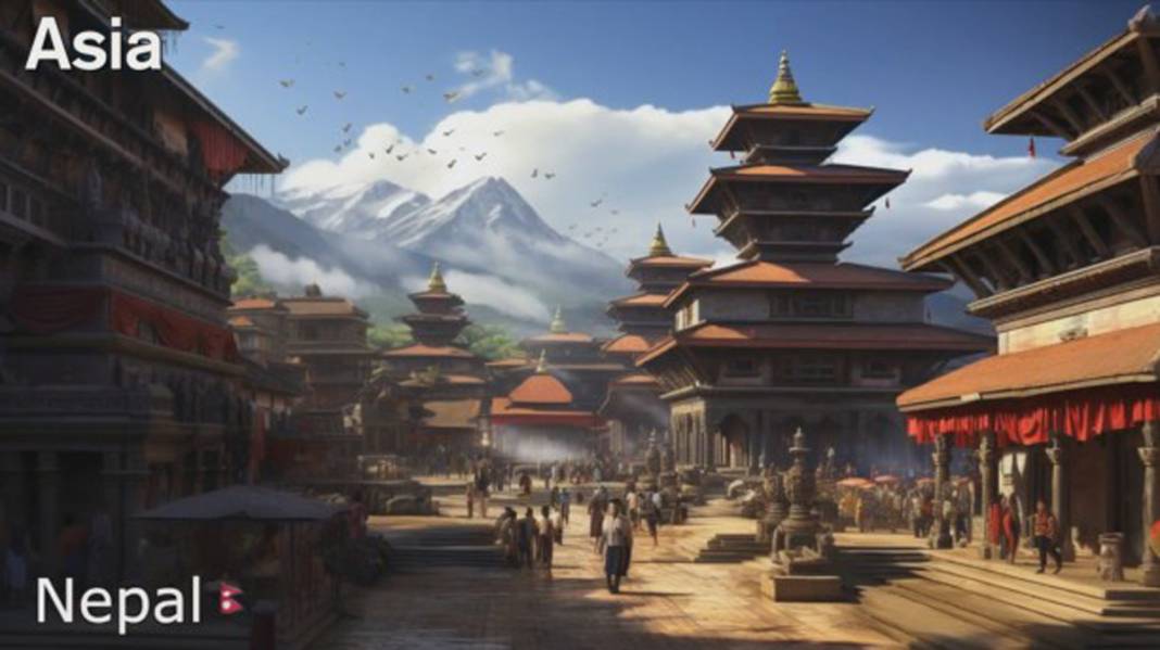 Asya ülkeleri gelecekte nasıl görünecek? İşte yapay zekaya göre Türkiye dahil 20. yüzyılda ülke manzaraları... 15