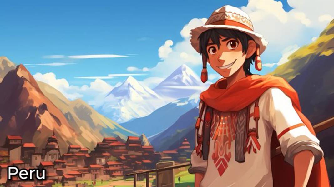 Yapay zeka her ülkeye bir anime karakteri tasarladı: İşte o ülkeler ve anime karakterleri... 24