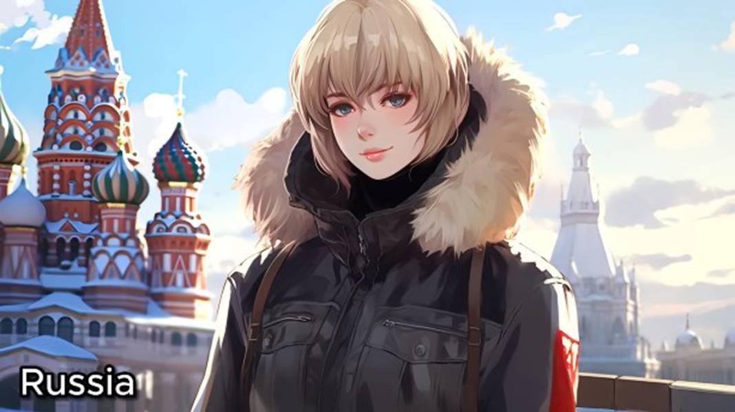 Yapay zeka her ülkeye bir anime karakteri tasarladı: İşte o ülkeler ve anime karakterleri... 20