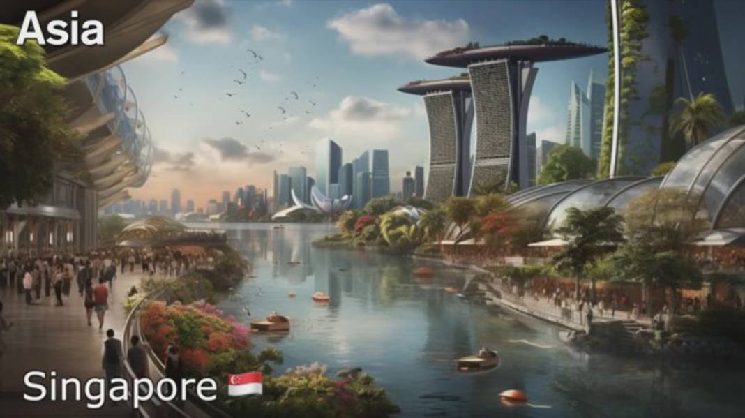 Asya ülkeleri gelecekte nasıl görünecek? İşte yapay zekaya göre Türkiye dahil 20. yüzyılda ülke manzaraları... 12