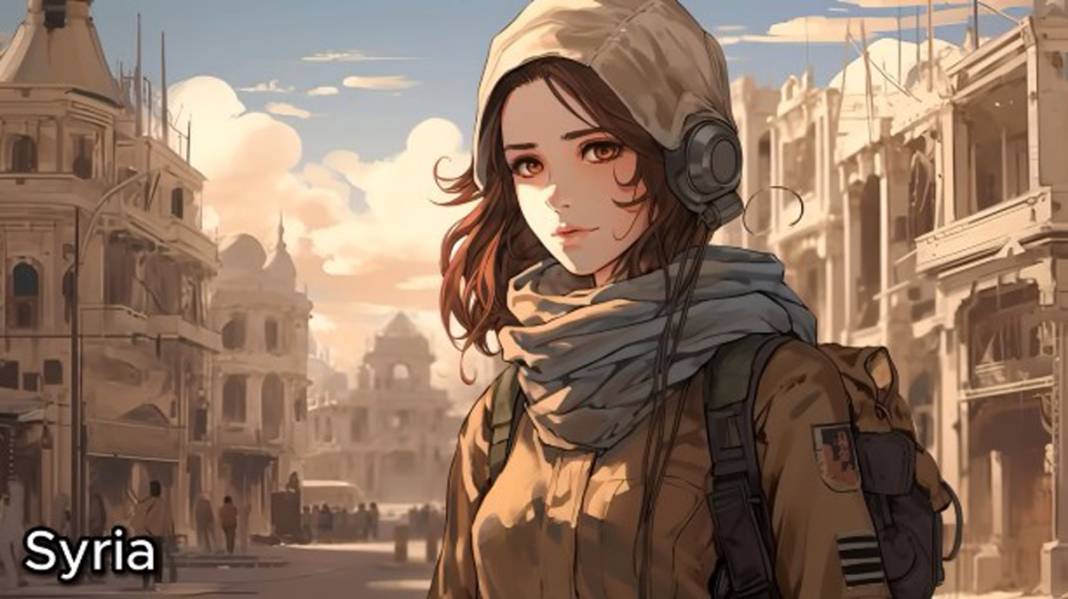 Yapay zeka her ülkeye bir anime karakteri tasarladı: İşte o ülkeler ve anime karakterleri... 16