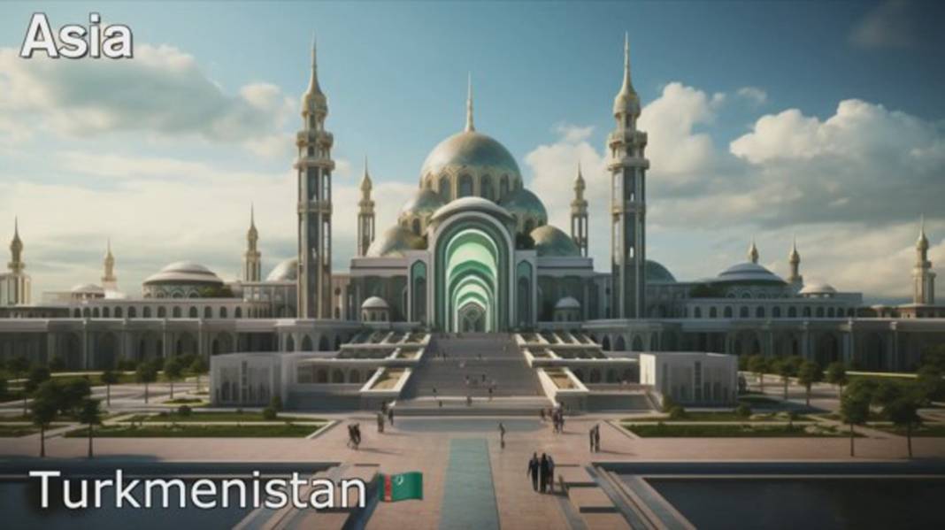 Asya ülkeleri gelecekte nasıl görünecek? İşte yapay zekaya göre Türkiye dahil 20. yüzyılda ülke manzaraları... 4