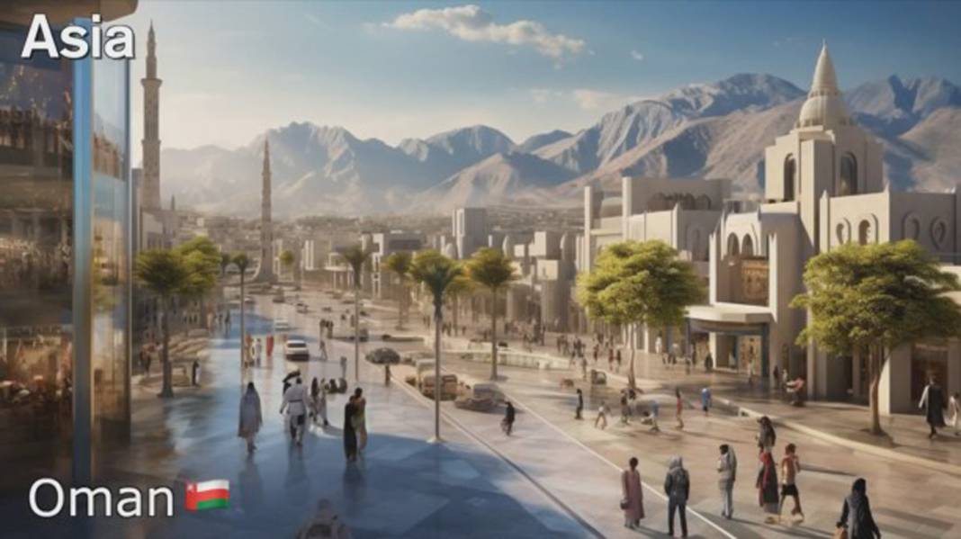 Asya ülkeleri gelecekte nasıl görünecek? İşte yapay zekaya göre Türkiye dahil 20. yüzyılda ülke manzaraları... 3