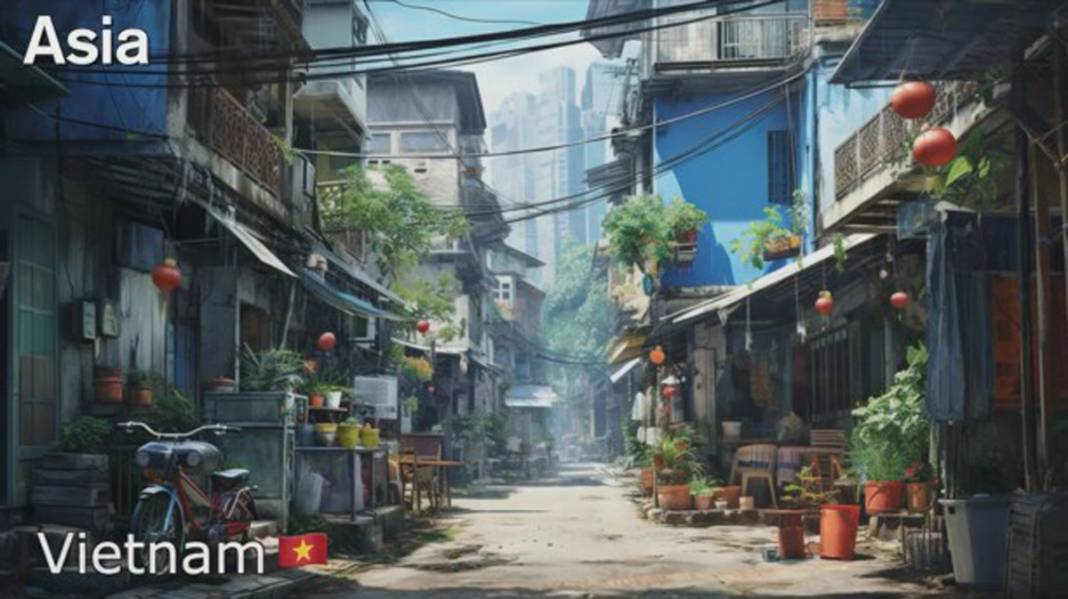 Asya ülkeleri gelecekte nasıl görünecek? İşte yapay zekaya göre Türkiye dahil 20. yüzyılda ülke manzaraları... 1