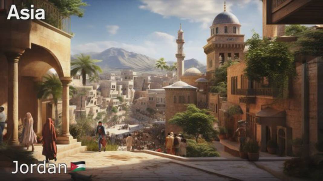 Asya ülkeleri gelecekte nasıl görünecek? İşte yapay zekaya göre Türkiye dahil 20. yüzyılda ülke manzaraları... 2