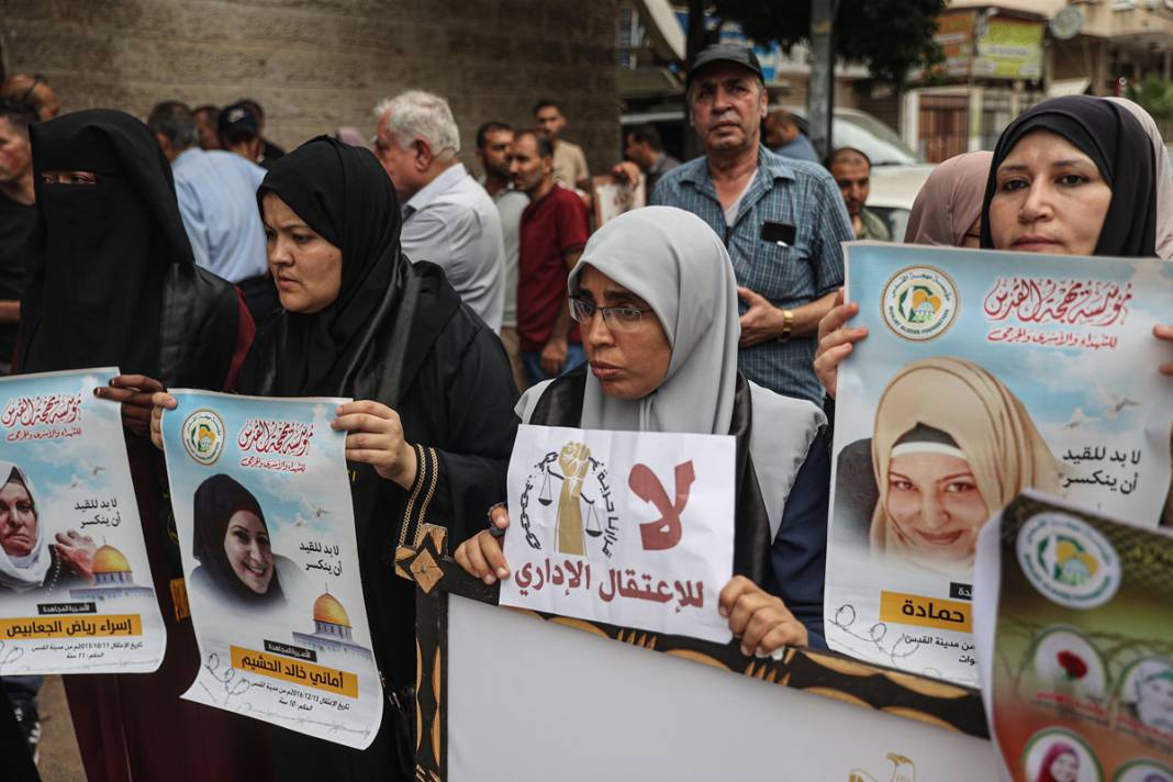 4 bin 500 Filistinli İsrail esaretinde: Gazze Şeridi'nde protesto 7