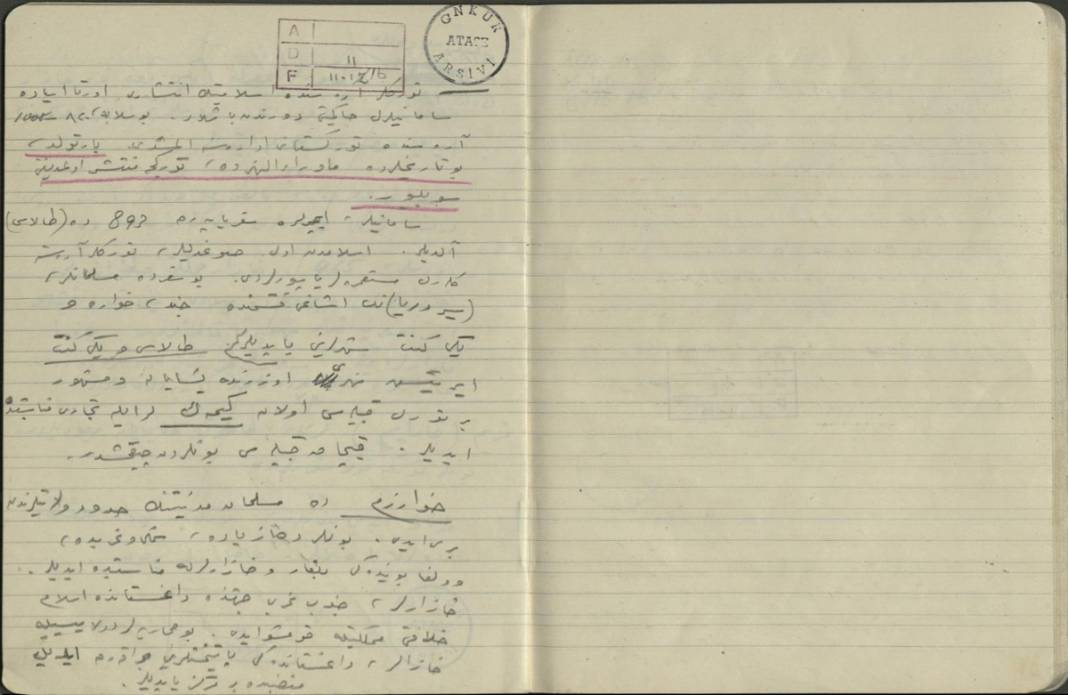 Atatürk'ün el yazısını içeren koleksiyon gün yüzüne çıktı 23