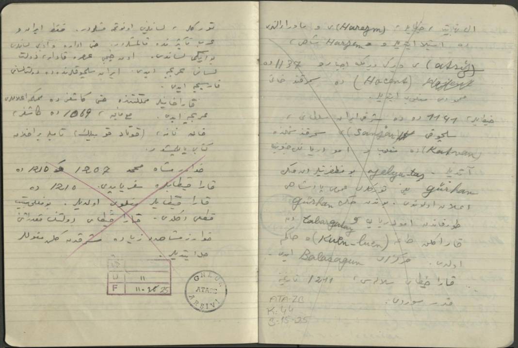 Atatürk'ün el yazısını içeren koleksiyon gün yüzüne çıktı 21