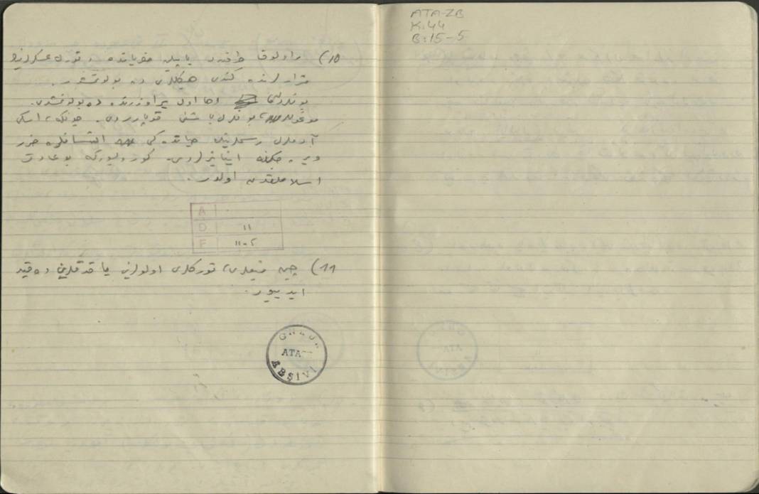 Atatürk'ün el yazısını içeren koleksiyon gün yüzüne çıktı 16