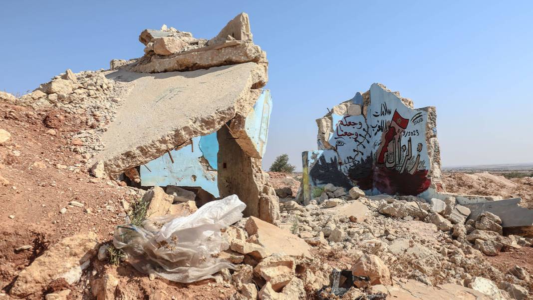 İdlibli graffiticiden Fas'a dayanışma mesajı: Acınız bizim acımız 1