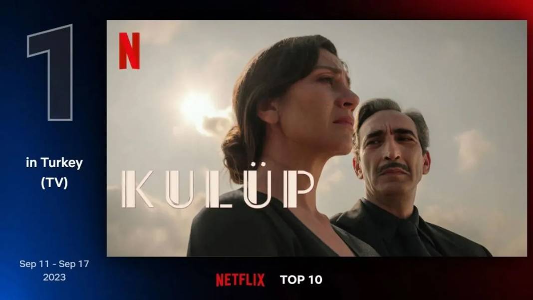 Netflix Türkiye'nin en çok izlenen dizileri belli oldu: Zirve 'Kulüp'ün 10