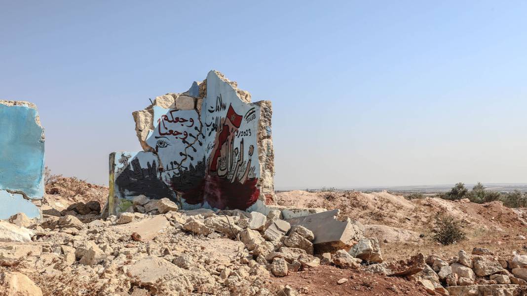 İdlibli graffiticiden Fas'a dayanışma mesajı: Acınız bizim acımız 2