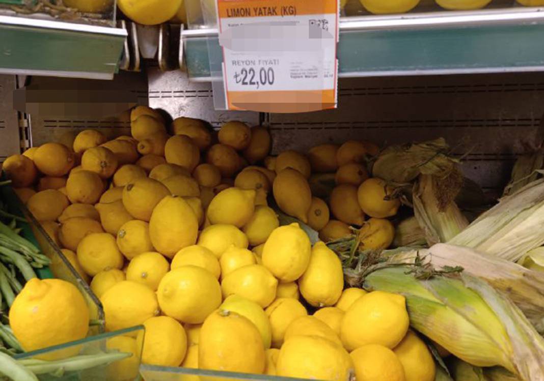 Bahçede 3, halde 4, markette 24 lira: Limonda fahiş fiyat farkı 4