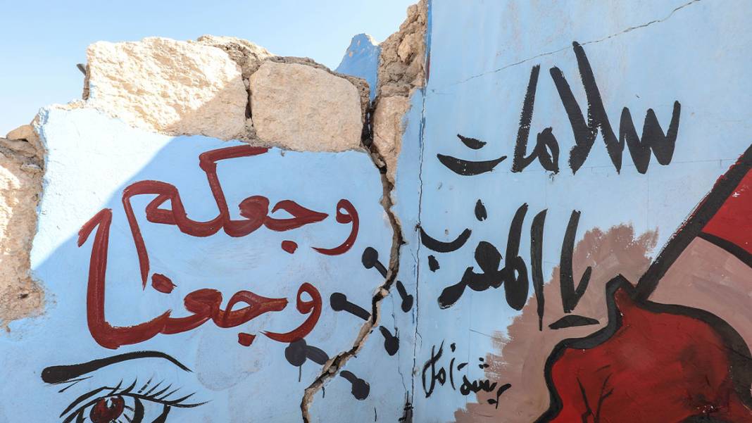 İdlibli graffiticiden Fas'a dayanışma mesajı: Acınız bizim acımız 8